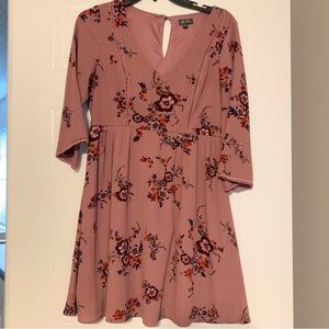 Floral swing dress